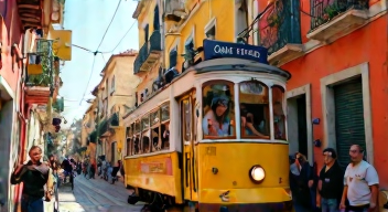 Tramfahrt durch Lissabon: Chaos und Spaß pur
