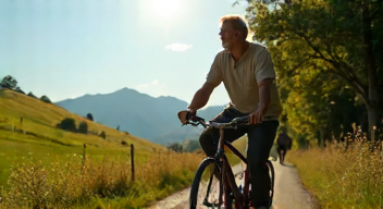 Philosophische Betrachtungen des Radfahrens: Ich bin Friedrich Nietzsche (5/10)