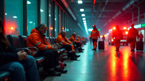 Zwangsübernachtungen am Münchner Flughafen: Feuerwehr, Passagiere, Verantwortung